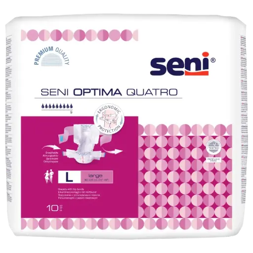 [6362] Seni Optima Quatro Medium - Omdoos (6 x 10 stuks)