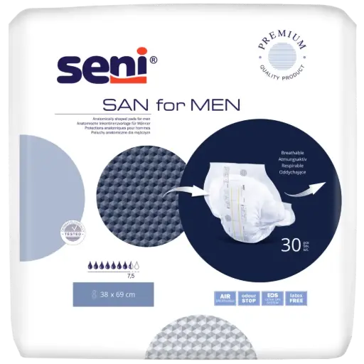 [6014] Seni San for Men - Omdoos (2 x 30 stuks)