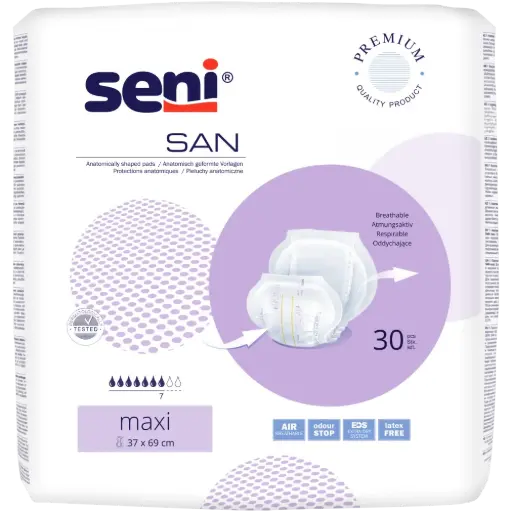 [6015] Seni San Maxi - Omdoos (4 x 30 stuks)
