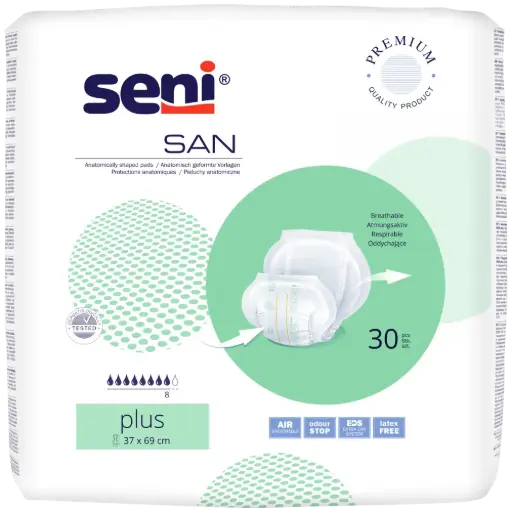 [6019] Seni San Plus - Omdoos (2 x 30 stuks)