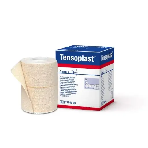 [4674] Tensoplast Elastische Kleefzwachtel 5cm x 4,5m - 1 stuk
