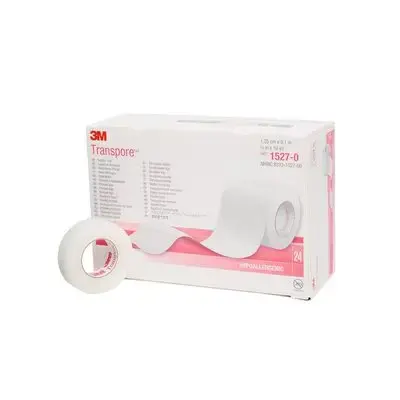 [388] Pansement adhésif médical Transpore 1,25 cm x 9,1 m - 24 pièces