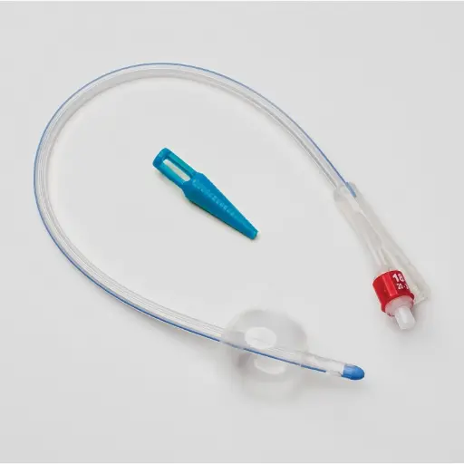 [3237] Sonde Foley bidirectionnelle 100 % silicone CH18 - 10 pièces