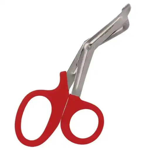 [1500] Ciseaux universels (pour brancardier) 18,5 cm rouges