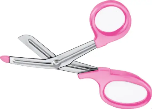 [4608] Universele (brancardier)schaar 18cm roze