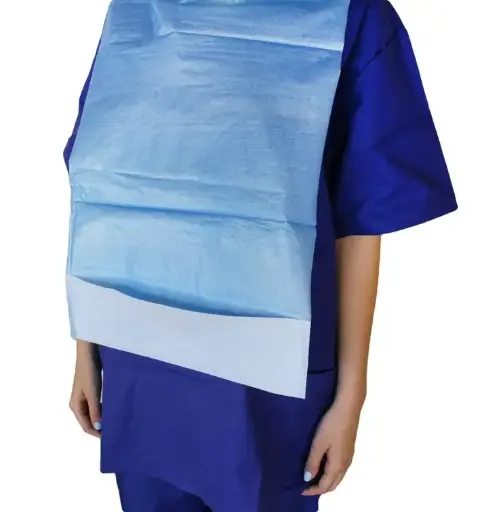 [6145] Wegwerp Slabben strong 70cm blauw - 10 x 50st