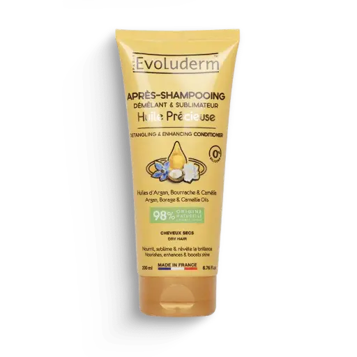 [4317] Evoluderm Après-shampooing Huile Précieuse 200 ml - 12 pièces