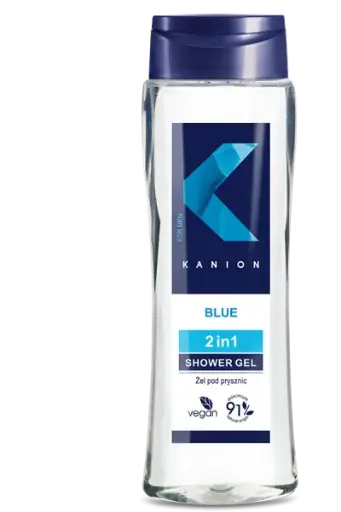 [2169] Gel douche Kanion Blue 400 ml - 12 pièces