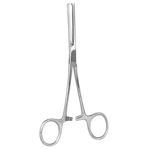 [4867] Kocher verbandklem met tandjes 16cm