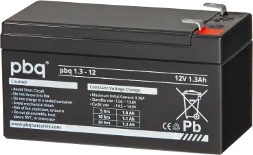 [2055] Batterij voor Schiller AT-101 – 12 V / 1,3 Ah