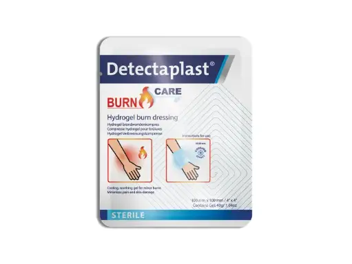 [9302] Detectaplast Burn Care Hydrogel Compresse pour brûlures 10 cm x 10 cm - 20 pièces