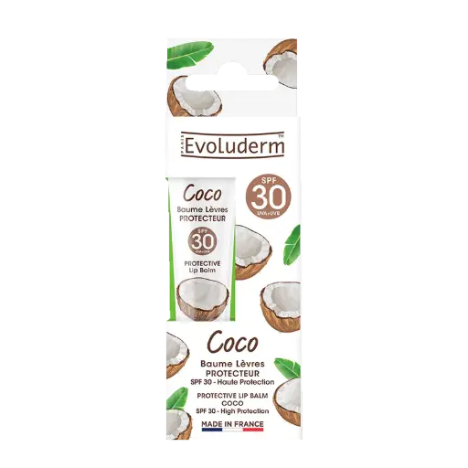 [2280] Evoluderm Baume Lèvres Protecteur Coco/SPF30 15ml