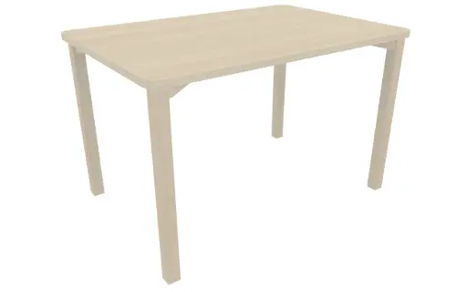 [848.501] Tafel 80 x 140 x 75,5 cm Beuk
