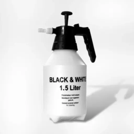 [2089] Black & White Sprayer 3bar Witte Tank 1,5L