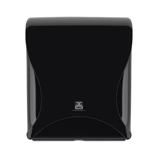 [3466] Essentia Multifold Handdoek Dispenser Zwart