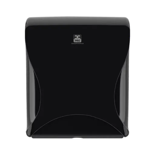 [3461] Essentia Maxi Jumbo Toiletpapier Dispenser Zwart