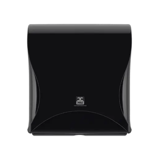 [01360] Essentia Compact Multifold Handdoek Dispenser Zwart