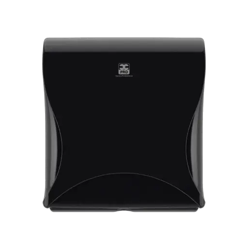 [3448] Essentia Double Folded Toiletpapier (Losse Vellen) Dispenser Zwart