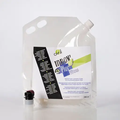 [102172] IPC Innov' + vitres - hypergeconcentreerd detergent op basis van biosurfactanten - speciaal voor glas- en fragiele oppervlakken (2x250ml) - etiketten beschikbaar voor lege sprayflons