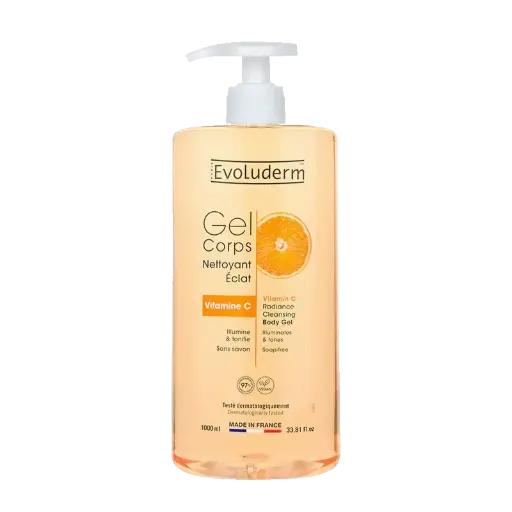 [24053] Evoluderm Douche Gel Vitamine C 1000ml - 6st
