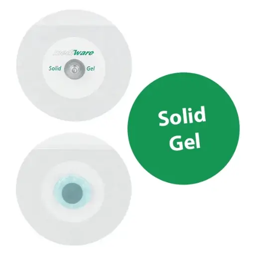 [2576] Mediware ECG-Elektroden Textiel met vaste gel - 30st