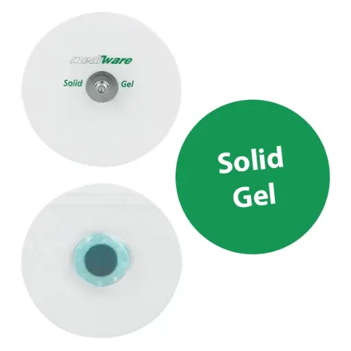 [2571] Mediware ECG-Elektroden Schuimkussen met vaste gel - 30st