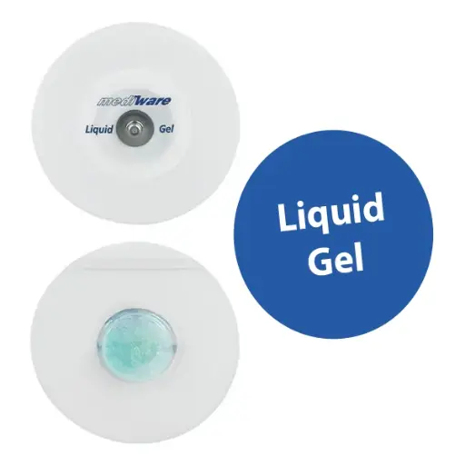 [2572] Mediware ECG-Elektroden Schuimkussen met vloeibare gel - 30st