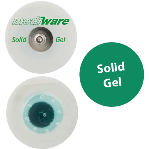 [2573] Mediware ECG-Elektroden Schuimkussen Pediatrisch met vaste gel - 30st
