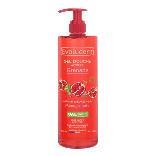 [4382] Evoluderm Douchegel Granaatappel - 1 x 500ml