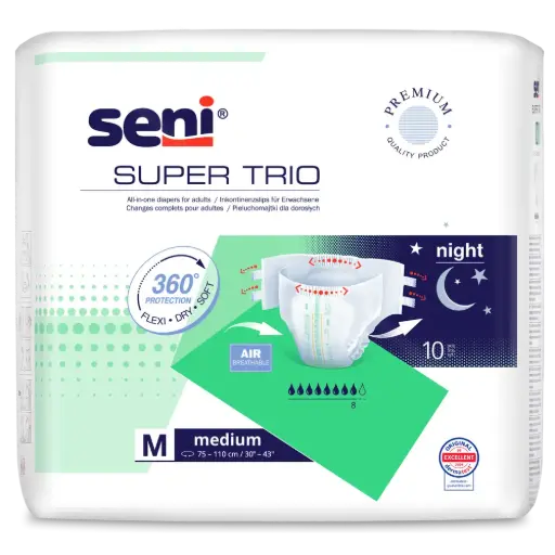 [6010] Seni Super Trio Large - Omdoos (6 x 10 stuks)