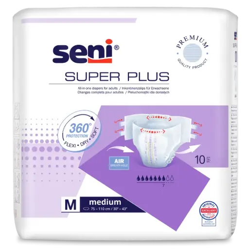 [6039] Seni Super Plus Medium - Omdoos (3 x 30 stuks)